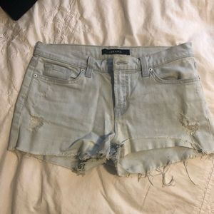 Jbrand jean shorts. light blue